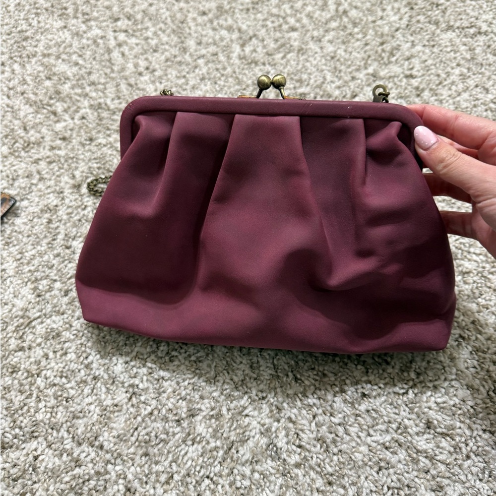 Target Maroon Clutch Bag